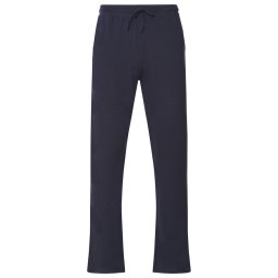 Yamadhi férfi egyenes szárú jóganadrág, biopamut – Dark Blue (Black Iris)