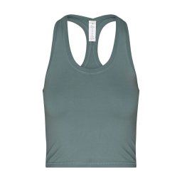 Niyama rövid fazonú jóga top, racerback – Dusty Turquoise