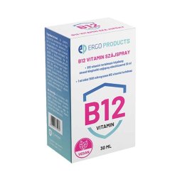 B12-vitamin folyékony étrend-kiegészítő szájspray édesítőszerrel 30ml