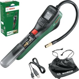 BOSCH EasyPump, vezeték nélküli felfúvó, 3, 6 V, 10, 30 bar, 150 psi