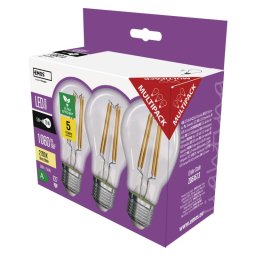 LED izzó A60/E27/5W/75W/1060lm/meleg fehér 3KS