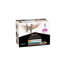 Pro Plan Veterinary Diets NF Renal Function Advanced Care Salmon nedves eledel macskák számára - lazacos 10 x 85 g