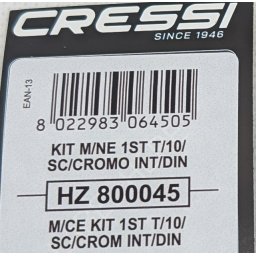 Cressi T10 1. Lépcső szerviz kit