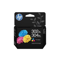 HP B7RT8AE Tintapatron DeskJet 2620 nyomtatókhoz, HP 302XL/304XL, színes, 300 oldal