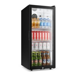 Klarstein GrandCooler Gastro italhűtő | 106 x 46 cm | LED belső világítás | Fekete (SC-130FC)