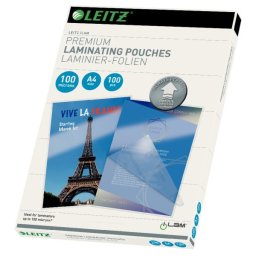 LEITZ lamináló zsebek A4-es, 100 mikronos (100 db)