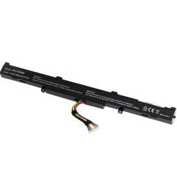 T6 Power akkumulátor Asus X450J, X550Z, X750J, X751L, X751LA, X751MA, X751MA, 2600mAh, 37Wh, 4cellás, Li-ion akkumulátorokhoz