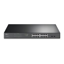 TP-Link TL-SG1218MPE 16xGb, 2xSFP intelligens kapcsoló, 250 W POE