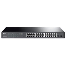 TP-Link TL-SG1428PE 24xGb POE 250 W, 2xGb nem POE, 2xSFP rack-kapcsoló
