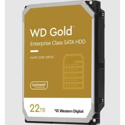WD GOLD WD221KRYZ 22TB SATA/ 6Gb/s 512MB gyorsítótár 7200 RPM, CMR, Enterprise