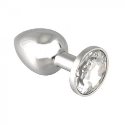 Rimba Butt plug SMALL metal with cristal butt plug