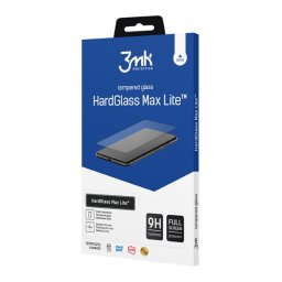 3MK HARD GLASS MAX LITE képernyővédő üveg (3D, 0.3mm, 9H) FEKETE Samsung Galaxy S25 Edge (SM-S937)