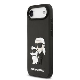 Apple iPhone 17 Air KARL LAGERFELD KLHMP17M3DRKCNK Magsafe Hátlap - Fekete