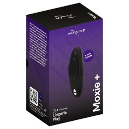 We-Vibe Moxie+ - hordható, app-vezérelt csiklóizgató vibrátor (fekete)