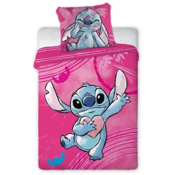 Lilo és Stitch, A csillagkutya gyerek, ovis ágyneműhuzat 100×135 cm, 40×60 cm Nr 03