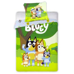 Bluey gyerek, ovis ágyneműhuzat 100×135 cm, 40×60 cm Nr 04