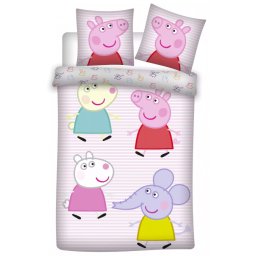 Peppa gyerek, ovis ágyneműhuzat 100×135 cm, 40×60 cm Nr 12