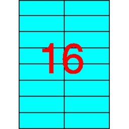 APLI Etikett, 105x37 mm, színes, APLI, kék, 320 etikett/csomag
