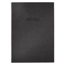 SIGEL Étlaptartó, A4, keményfedeles, SIGEL ,,MENU", antracit