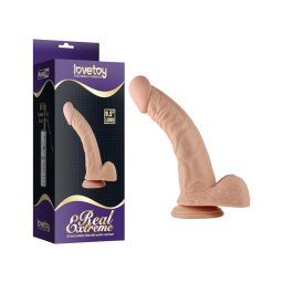 Lovetoy Real Extreme - G-pont dildó - 21 cm (testszínű)