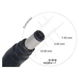 AVACOM töltőcsatlakozó C22 laptopokhoz (7,4 mm x 5,1 mm tű) a Dell számára