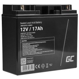 Green Cell AGM VRLA 12V 17Ah karbantartásmentes akkumulátor fűnyíróhoz, robogóhoz, csónakhoz, kerekesszékhez