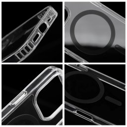 Drop Glue Colorful Ring MagSafe-kompatibilis tok iPhone 12 Mini - fekete-átlátszó