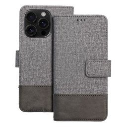 GOMMA könyvtok Samsung Galaxy S25 FE - szürke