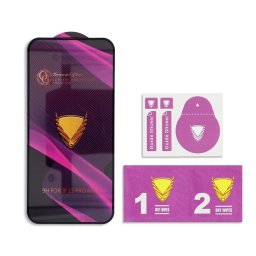 OG Premium Glass 6D oleofób edzett üveg fekete szegéllyel iPhone 17 Pro