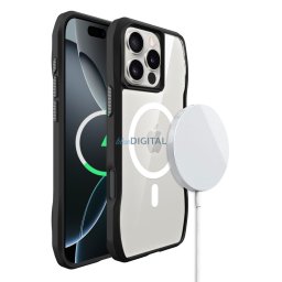 ROAR tok SLIM DEFENDER kompatibilis a MagSafe készülékkel az IPHONE 15 Pro Max számára fekete színű