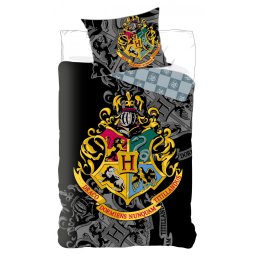 Harry Potter ágyneműhuzat 140x200 cm, 70x90 cm, fekete