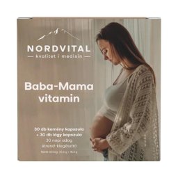 Nordvital Baba-Mama vitamin kemény és lágy kapszula 30+30x