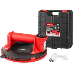 Tapadókorong akkus Strend Pro Premium, padlóra/csempére/üvegre, 3,7V 1,8 Ah, 130kg