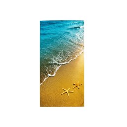 Gyorsan száradó strand fürdőlepedő SUNNY BEACH színes 70 x 140 cm, 100% mikroszál