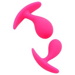 Rimba Copenhagen - butt plug szett (pink, 2 db)