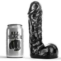 ALL BLACK - elegns, 19 cm-es intim dild