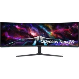 SAMSUNG Ívelt Gaming 240Hz VA monitor 57"" G95NC, 7680x2160, 32:9, 420cd/m2, 1ms, 3xHDMI/DP/2xUSB