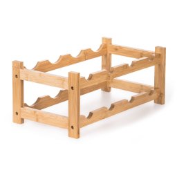 G21 borállvány 8 üvegre, bambusz