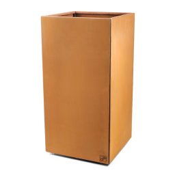 G21 Corten Square virágláda, 50 x 100 x 50 cm