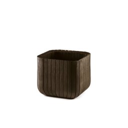 Keter Cube Planter M virágláda whiskey barna