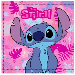 Lilo és Stitch, A csillagkutya kéztörlő, arctörlő, törölköző 30x30 cm Nr 04