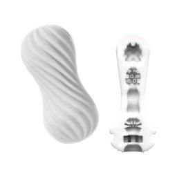 TENGA Flex - maszturbátor férfiaknak (fehér)