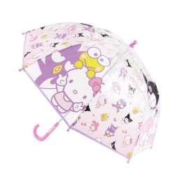 Hello Kitty Happy Friends gyerek átlátszó esernyő ?71 cm