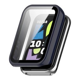 Műanyag keret (BUMPER, ütésállóság + kijelzővédő üveg) SÖTÉTKÉK Honor Band 10