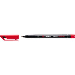 OHPen Universal permanente Stabilo - rosso - fine - 0,7 mm - 842/40