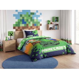Gyerek ágynemű MINECRAFT HEROES színes Ágyneműhuzat mérete: 70 x 80 cm | 140 x 200 cm