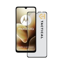 Tactical Glass Shield 5D Motorola G06 / G06 Power kijelzővédő üvegfólia, fekete