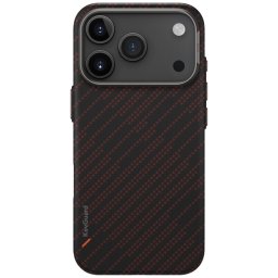 Uniq Keva Edge Apple iPhone 17 Pro Aramid tok, MagSafe, narancs