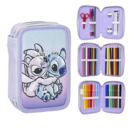 Disney Lilo és Stitch, A csillagkutya Angel tolltartó töltött 3 emeletes Giotto