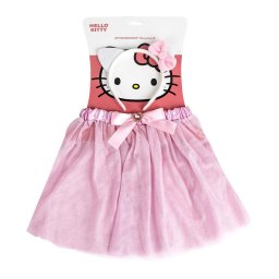 Hello Kitty Pink gyerek szoknya és hajpánt szett 3 - 8 év / 98 - 128 cm